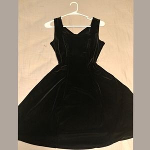 Black Velvet Dress